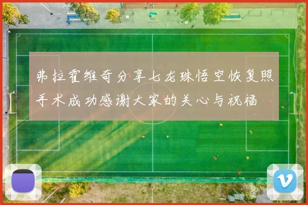弗拉霍维奇分享七龙珠悟空恢复照手术成功感谢大家的关心与祝福